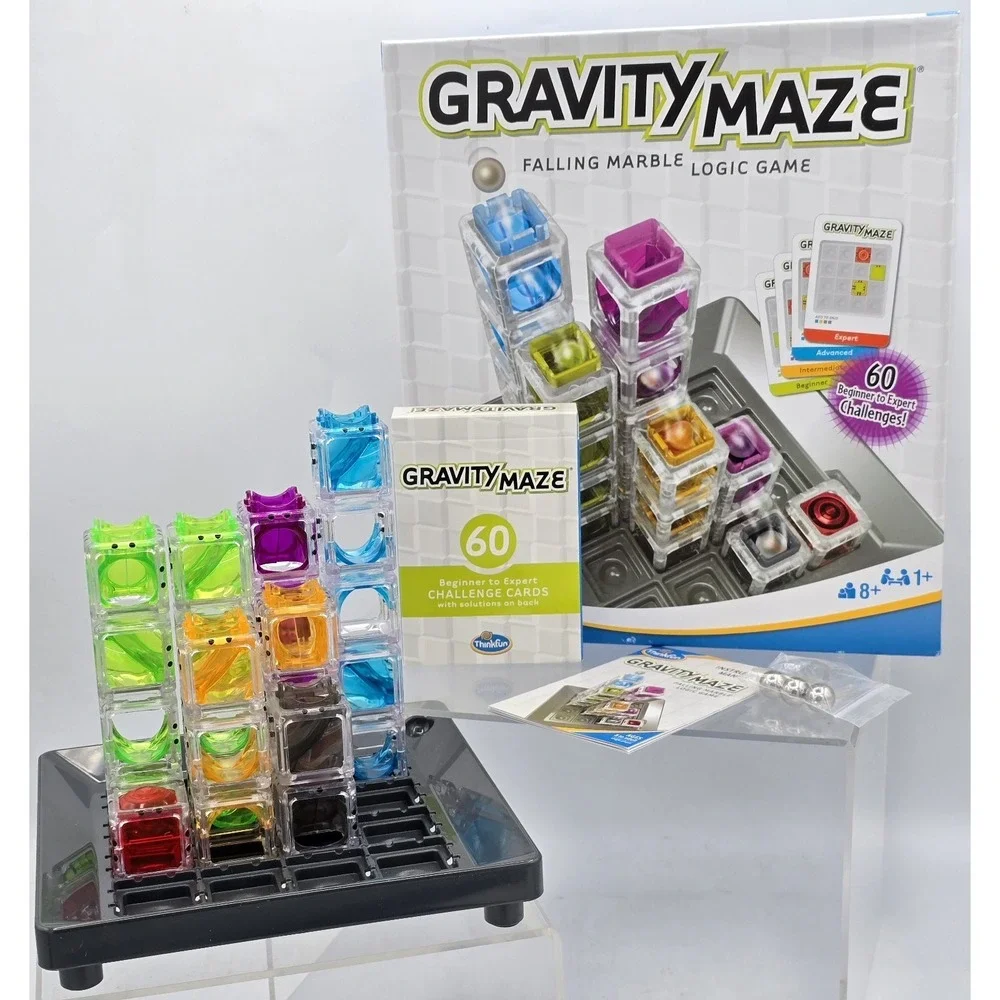 ThinkFun‎ Gravity Maze - Falling Marble Run Logic Game - STEM Toy Ages 8+